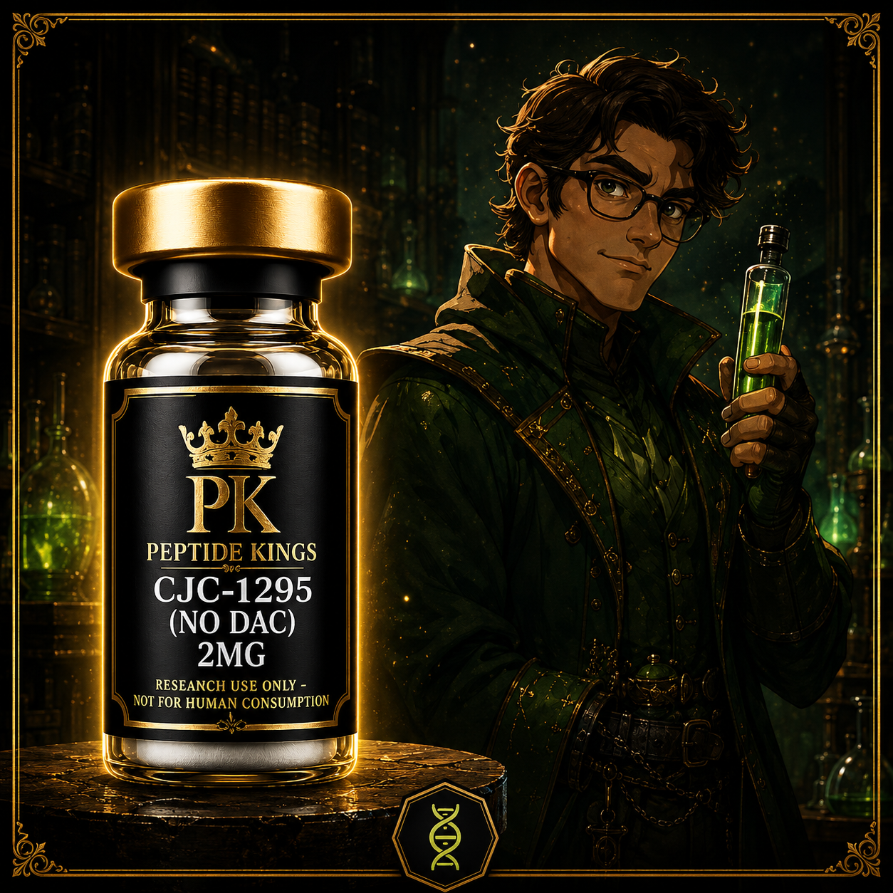 CJC-1295 (No DAC) 5MG + Ipamorelin 5MG Blend 